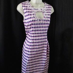 NWT Nanette Lapore She’s My Baby Dress with clear trim and sequins Size 10